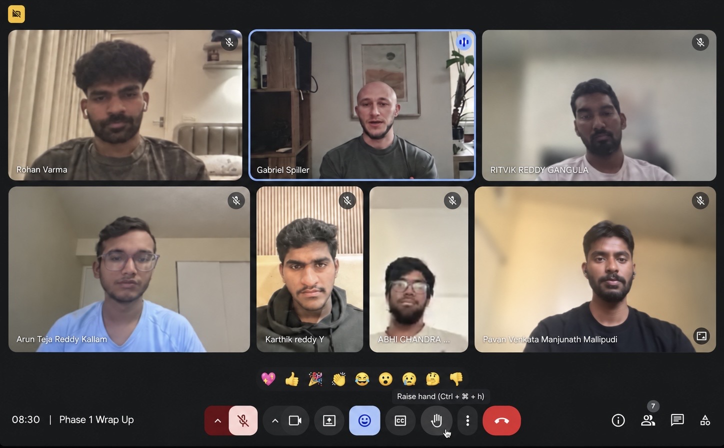 Remote working session with the Food Forest AI team